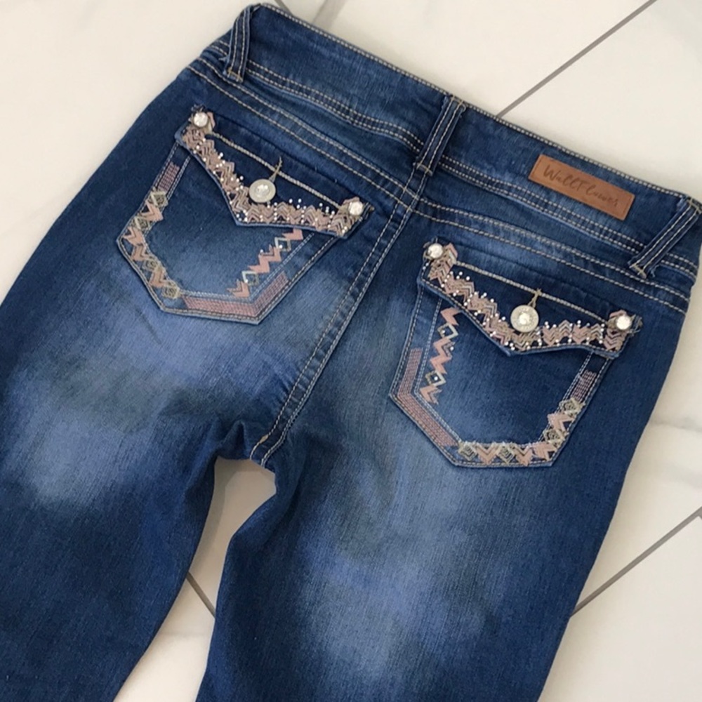 Embellished Blue Jeans - Picture 12 of 14